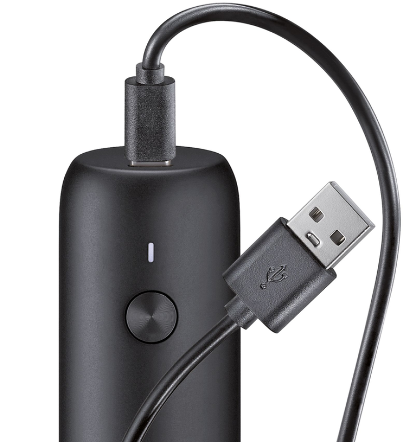 Pfeffermühle KÖLN USB elektrisch 14 cm schwarz +30g TELLICHERRY